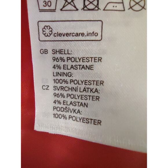 H.M. Women's Open Front Jacket Small Orange Polyester Fall Winter Semi-Formal - Picture 5 of 5